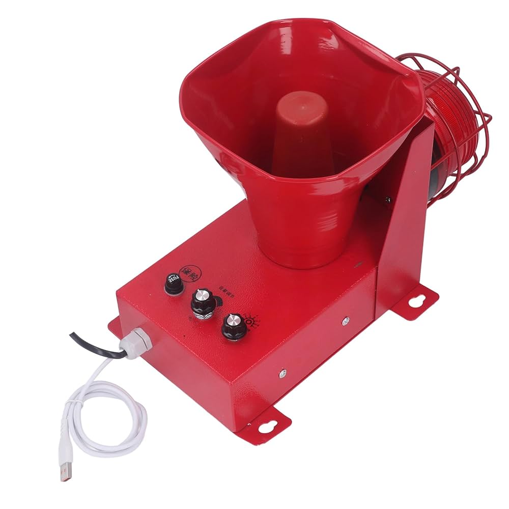 Amazon.com: Industrial Siren Alarm 180dB Sound Light Horn